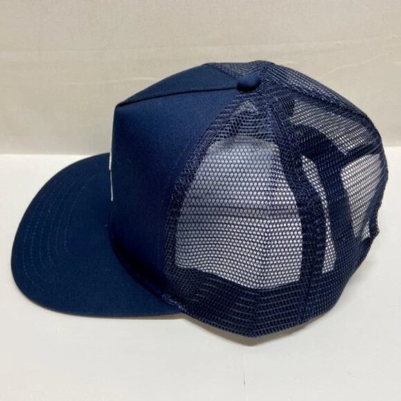 Grizzly OG Bear Sk8 Snapback Trucker Hat Blue Adjustable Embroidered Mesh Back - Picture 6 of 11